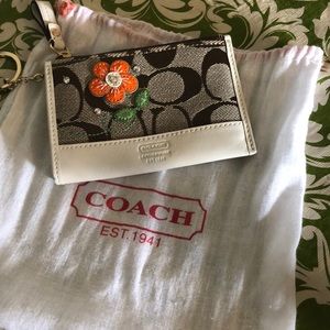 Coach keychain wallet